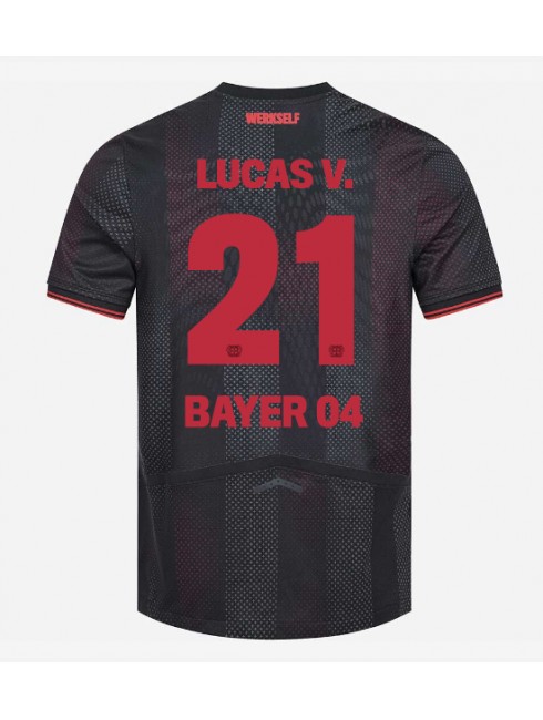 Bayer Leverkusen Lucas Vazquez #21 Replika Hemmakläder 2025-26 Kortärmad Bayer Leverkusen Lucas Vazquez #21 Replika Hemmakläder 2025-26 Kortärmad